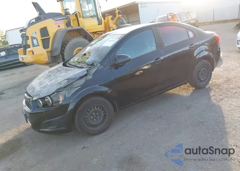 2016 Chevrolet Sonic Ls Manual из США, поврежденный, VIN 1G1JB5SG1G4165122